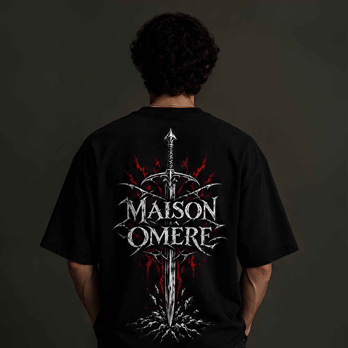 MAISON OMÈRE — Forged Blade Oversized T-Shirt