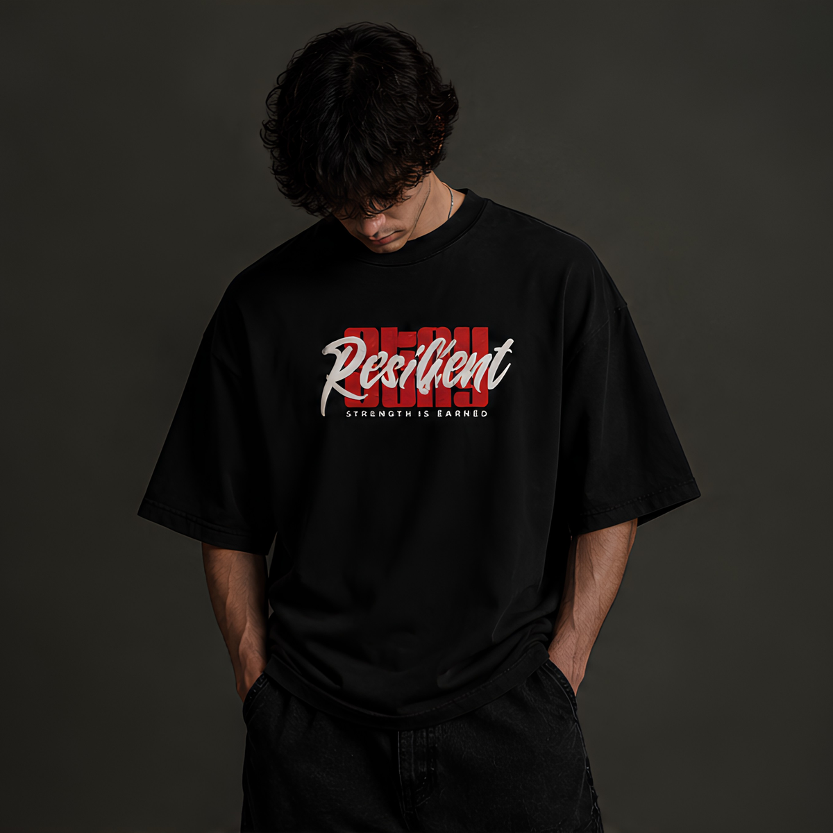 MAISON OMÈRE — Resilient Oversized T-Shirt