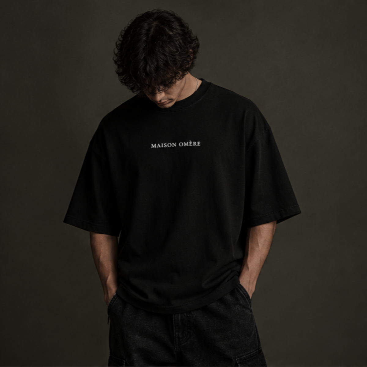 MAISON OMÈRE — Forged Blade Oversized T-Shirt