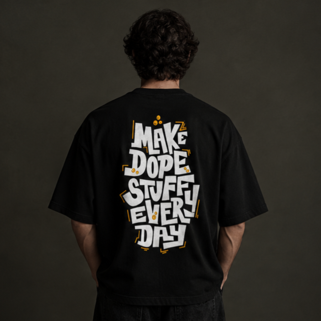 MAISON OMÈRE — Make Dope Stuff Oversized T-Shirt